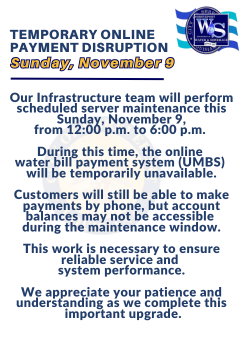 Outage Revised Banner