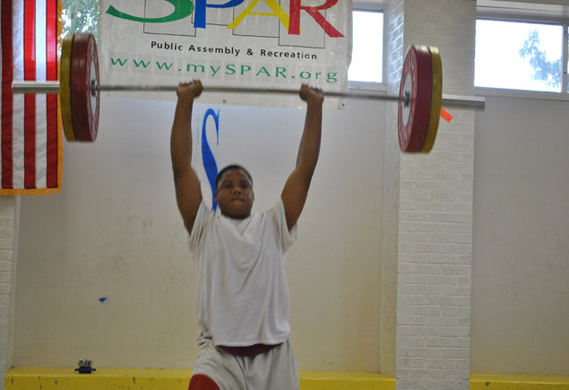 SPAR Weightlifting Vs. Olympian Kendrick J.Farris