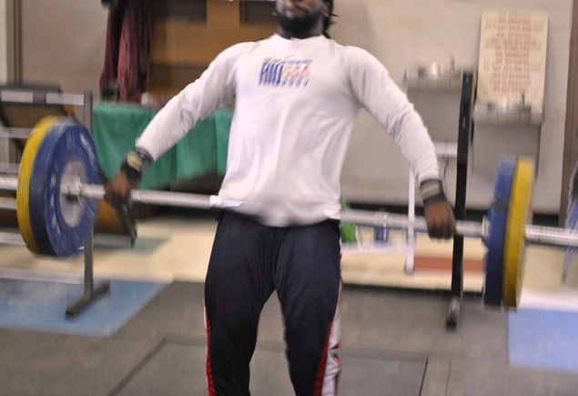 SPAR Weightlifting Vs. Olympian Kendrick J.Farris